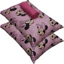 Ver imagem 1 de Jogo de Cama Portallar Casal Malha 100% Algodão Disney Big Minnie 3 Peças Rosa