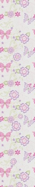 Papel De Parede Adesivo Lavável Borboletas E Flores 15m - 7