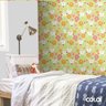 Papel De Parede Adesivo Lavável Primavera Fundo Verde 15m - 3