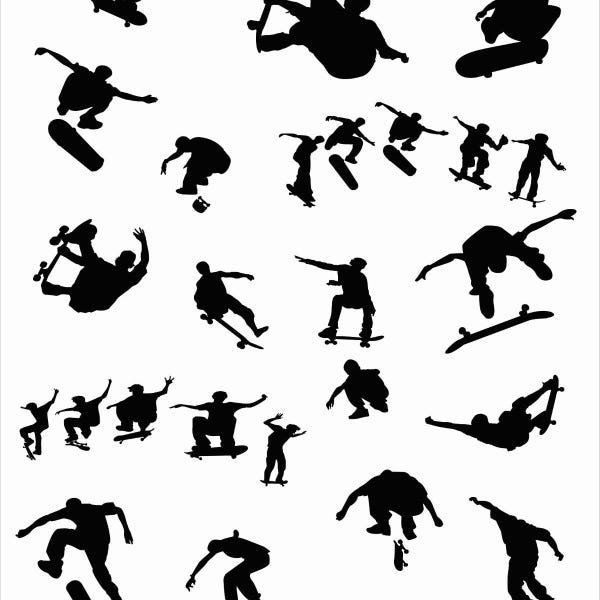 Papel De Parede Adesivo Lavável Skate 15m - 1