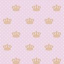 Ver imagem 1 de Papel de Parede Adesivo Lavável Coroa com Fundo Roxo 18m