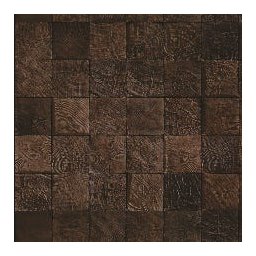 Papel de Parede Lavável Quadrados de Carvalho Escuro 6m - 1