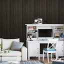 Ver imagem 2 de Papel de Parede Adesivo Lavável Madeira Escura 6m