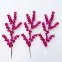 Ver imagem 1 de Kit 3 Hastes Cerejeira Artificial 125cm Flor para Arranjos e Decoração