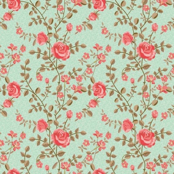 Papel De Parede Adesivo Lavável Camélias 18m - 1