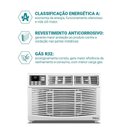 Ver imagem 5 de Ar Condicionado Janela Philco Paj7fh 7.500 Btus Timer Eco Serpentina de Cobre Frio Branco 220v