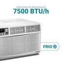 Ver imagem 4 de Ar Condicionado Janela Philco Paj7fh 7.500 Btus Timer Eco Serpentina de Cobre Frio Branco 220v