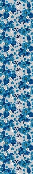 Papel De Parede Adesivo Lavável Violetas 18m - 7