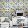 Papel De Parede Adesivo Lavável Azulzinha 18m - 2