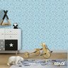 Papel De Parede Adesivo Lavável Floral De Fundo Azul 18m - 6