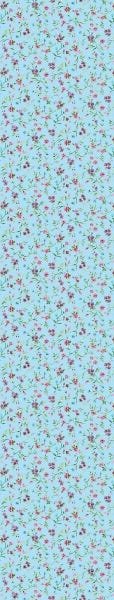 Papel De Parede Adesivo Lavável Floral De Fundo Azul 18m - 7
