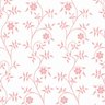 Papel De Parede Adesivo Lavável Jardim Ilustrado Rosa 18m - 1