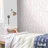 Papel De Parede Adesivo Lavável Jardim Ilustrado Rosa 18m - 3