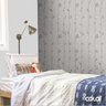 Papel De Parede Adesivo Lavável Folhas Ilustradas 18m - 3