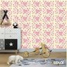 Papel De Parede Adesivo Lavável Coração Com Flores 18m - 6