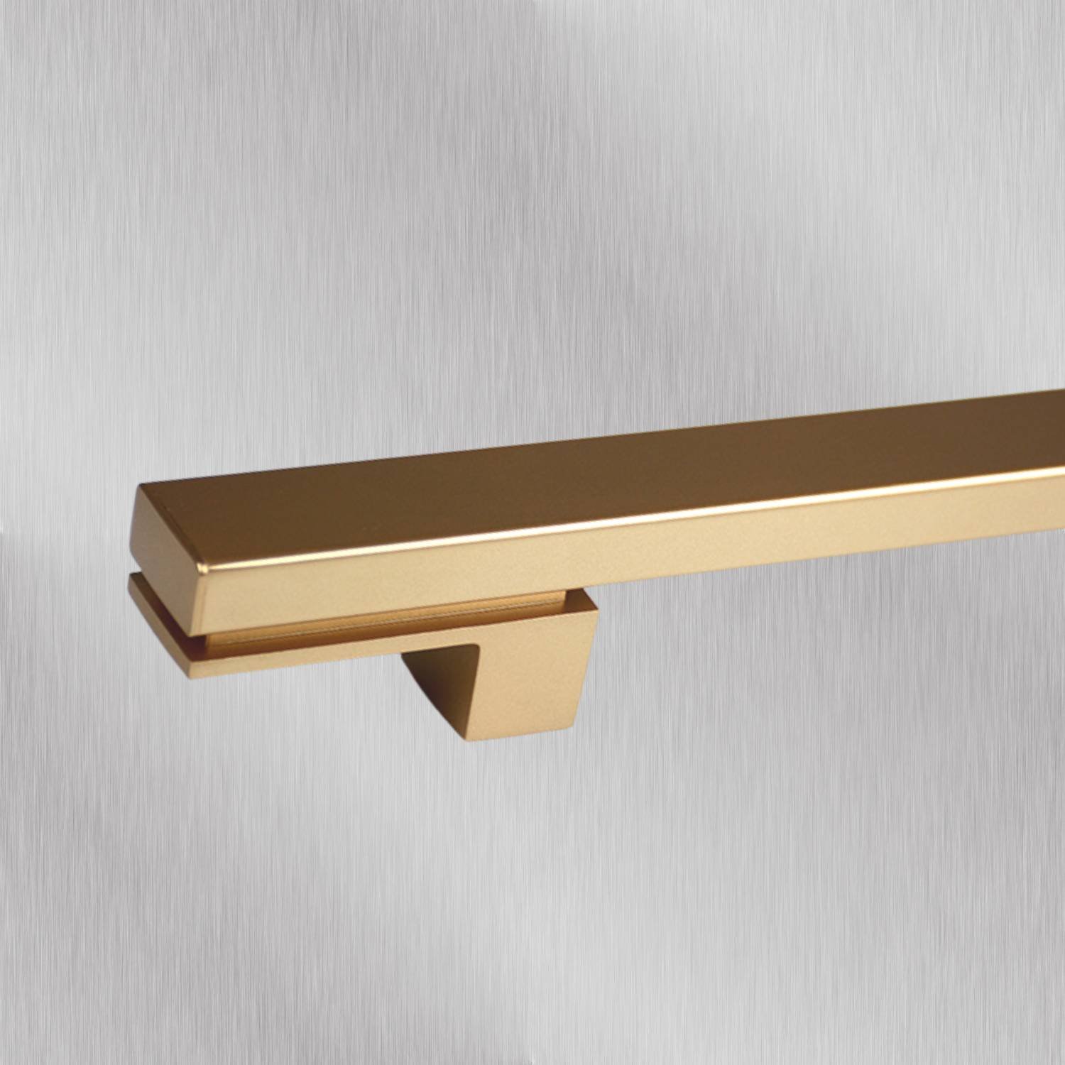 Puxador Alça Dupla para Porta Living - 1000mm - Dourado Matte - Zen Design - 2