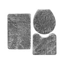 Ver imagem 1 de Jogo de Banheiro 3 Peças Classic Cinza Cinza Oasis