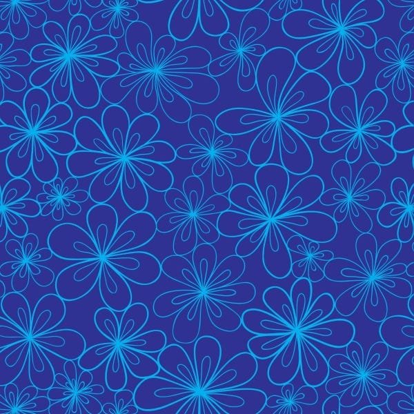 Papel De Parede Adesivo Lavável Flores Sinuosas 15m - 1