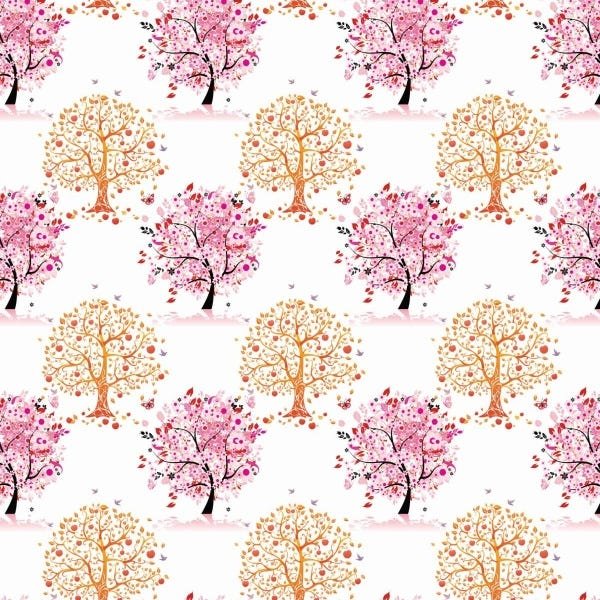 Papel De Parede Adesivo Lavável Árvores 15m - 1
