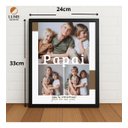 Ver imagem 2 de Quadro Papai Nós Te Amamos 33x24cm com Vidro Preto