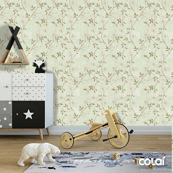 Papel De Parede Adesivo Lavável Primavera 12m - 6