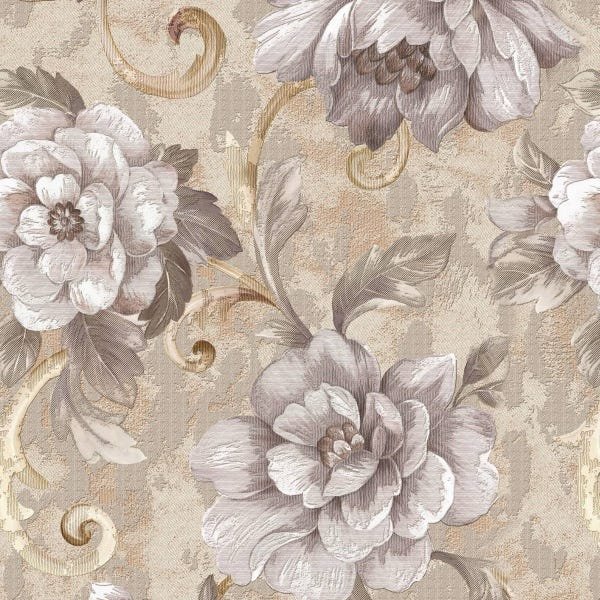 Papel De Parede Adesivo Lavável Quadro De Lótus 12m - 1