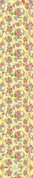 Papel De Parede Adesivo Lavável Desenhos De Flores 12m - 7