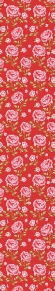 Papel De Parede Adesivo Lavável Rosa Rasteira 12m - 7