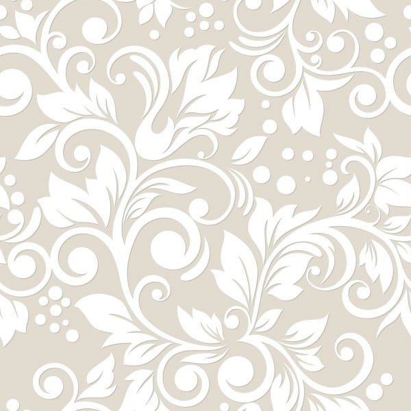 Papel De Parede Adesivo Lavável Flores Fossilizadas 12m - 1