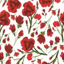 Ver imagem 1 de Papel De Parede Adesivo Lavável Rosas Sangrentas 9m