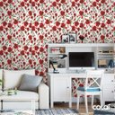 Ver imagem 2 de Papel De Parede Adesivo Lavável Rosas Sangrentas 9m