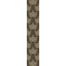 Papel De Parede Lavável Desenhos De Flores Marrom 9m - 7