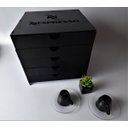 Ver imagem 1 de Porta Capsula Café Nespresso Preto 125 Capsulas Gaveta