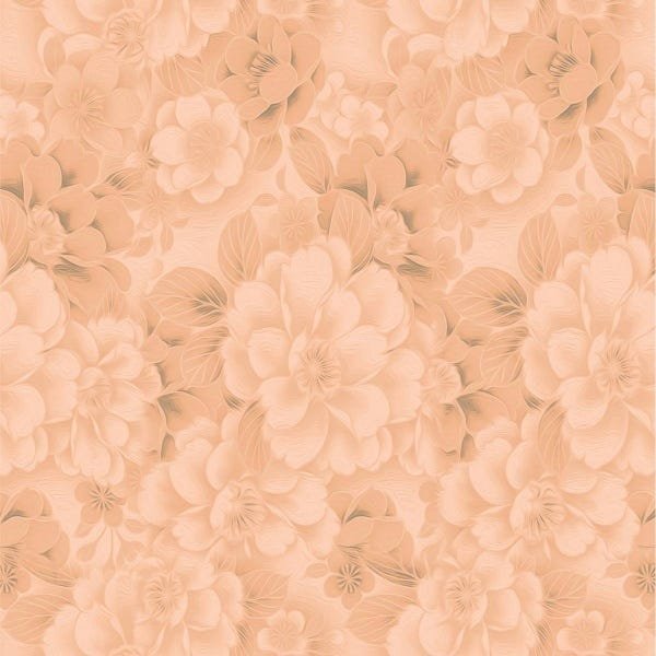 Papel De Parede Adesivo Lavável Prímula Rosê 6m - 1