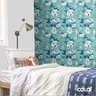 Papel De Parede Adesivo Lavável Gardênia Verde 6m - 3