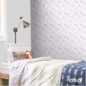 Papel De Parede Lavável Flores Sombreadas Roxas 6m - 3