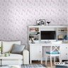 Papel De Parede Lavável Flores Sombreadas Roxas 6m - 2