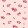 Papel De Parede Adesivo Lavável Rosas Com Fundo Rosê 6m - 1