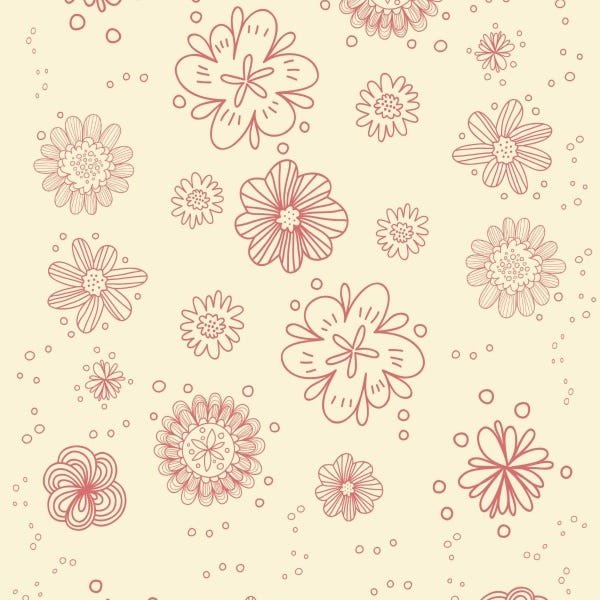 Papel De Parede Lavável Flores Com Fundo Amarelo 6m - 1