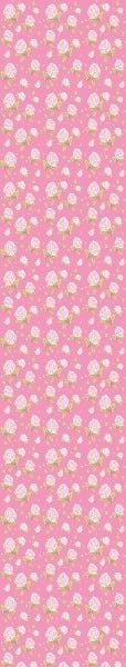 Papel De Parede Adesivo Lavável Gardenias Rosas 6m - 7