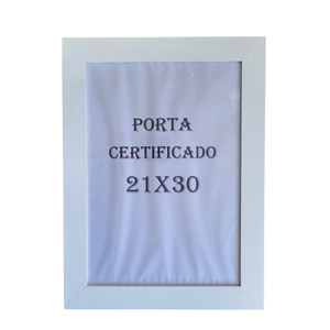 Moldura para Certificados/diplomas (21x30) Branco