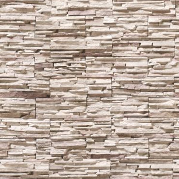 Papel de Parede Adesivo Lavável Pedra Filete Irregular - 1