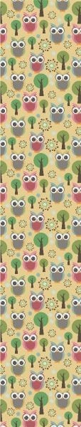 Papel de Parede Adesivo Lavável Corujas Curiosas 18m - 5