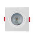 Ver imagem 1 de Kit 10 Spot 7w Quadrado Led Cob Direcional 3500k Branco Quente Bivolt