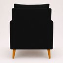 Ver imagem 4 de Kit 2 Poltronas Decorativas Serena Suede para Sala Recepção Escritório Conforto Luxo Contemporâneas