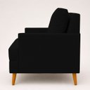 Ver imagem 2 de Kit 2 Poltronas Decorativas Serena Suede para Sala Recepção Escritório Conforto Luxo Contemporâneas
