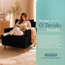 Ver imagem 7 de Kit 2 Poltronas Decorativas Serena Suede para Sala Recepção Escritório Conforto Luxo Contemporâneas