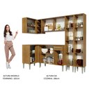 Ver imagem 6 de Armário de Cozinha Completa de Canto 293cm Rustic Emilly Line Madesa 06