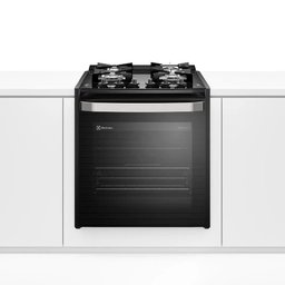 Fogão Electrolux de Embutir 4 Bocas Experience com Mesa de Vidro Grill e Vaporbake Preto Fe4ep - - 1