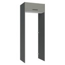Ver imagem 1 de Porta-geladeira 83 Cm 1 Porta Basculante Cinza/branco/cinza Agata Madesa
